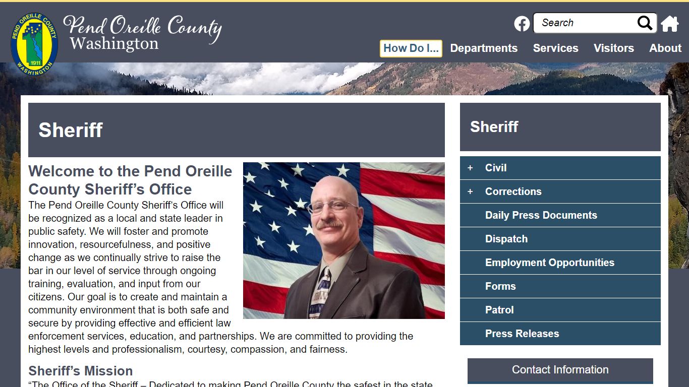 Sheriff - Pend Oreille County WA